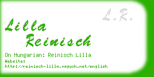 lilla reinisch business card